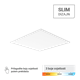 LED PANEL SLIM UGR/NAD KOC 40W 100lm/W 3 CCT 595x595x9mm GREEN TECH