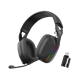 Slušalice Wireless/Blutetooth HG9086W gejmerske sa odvojivim mikrofonom za PS5/4,Xbox One,računar i drugi audio interfejs od 3,5 mm crne