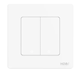 SMART ZIGBEE MOES DIMER PREKIDAC SA 2 PREKIDACA BELI ZS-SR-EUD2-WH-MS
