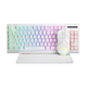 Set Tastatura+Miš+Podloga Marvo CM310 3in1 gejmerski set sa površinskim osvetljenjem beli