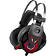 Slušalice USB Marvo HG8914 3.5MM+USB gejmerske sa mikrofonom i LED osvetljenjem za PC,PS4, Xbox One crno/crvene