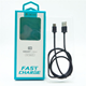 Kabl Smart Devia USB na Type C 2.1A 2m crni 017013
