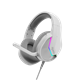 Slušalice Marvo H8618 gejmerske sa osvetljenjem bele