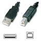 Kabl Printer USB2.0 Gigatech 5.0m kesica